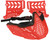 Refurbished - HK Army RMX Lower Face Mask Kit Compatible w/ JT® Proflex® Goggles - Ghost Red (021-0278)