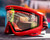 JT ProFlex QLS Goggle Frame w/ Lens & Strap - Brimstone Red