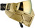 Carbon CRBN Zero GRX Paintball Mask (More Coverage) - ELMT Gold
