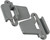 JT QLS Goggle Strap Latch Kit (Left & Right) - Gray