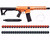 P2P Defensor .68 Caliber 36 Joule Less Lethal Pepper/Rubber Defense Rifle - Orange/Black (2292328)