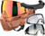 Carbon CRBN Zero GRX Paintball Mask w/ Free Storm Fan (Less Coverage) - ELMT Bronze