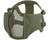 BSX Balaclava Mesh Airsoft Mask - OD Green