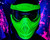 HK Army HSTL Glowball Goggle w/ Clear Lens - UV Green