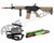 Valken Tactical Battle Machine V2.0 TCC AEG Airsoft Gun Package Kit - Black/DST