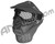 Full Coverage Tactical Airsoft Mask - Mesh Goggles - Black