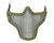 1G Strike Steel Half Airsoft Mask - OD Green