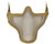 1G Strike Steel Half Airsoft Mask - Tan