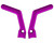 ANS X5 Aluminum Eye Covers - Electric Purple