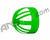 BlackStar Paintball Tank Butt 2.0 - Neon Green