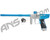 Bob Long 2011 Victory V2 T-Rex Paintball Gun w/ V-COM Engine - L.E. Dust White/Dust Teal Fade