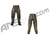 BT Combat Paintball Pants - Woodland Digi