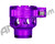 Custom Products CP Empire Axe Clamping Feed Neck - Dust Purple