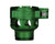 Custom Products Clamping Feed Neck - Smart Parts Shocker NXT/Ion XE Thread - Dust Green