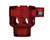 Custom Products Clamping Feed Neck - Smart Parts Shocker NXT/Ion XE Thread - Red