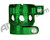 Custom Products CP Ego 07/08/09/10/11 Clamping Feed Neck - Green