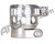 Custom Products CP Etek 3 Clamping Feed Neck - Silver
