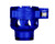 Custom Products CP Ion Clamping Feed Neck - Dust Blue