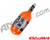 Crossfire SS Graffiti Series Carbon Fiber Compressed Air Tank 45/4500 w/ Custom Products Regulator - Neon Orange