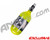 Crossfire SS Graffiti Series Carbon Fiber Compressed Air Tank 45/4500 w/ Custom Products Regulator - Neon Yellow