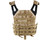 Defcon Gear Low Profile Plate Carrier Airsoft Vest - Digital Desert