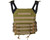 Defcon Gear Low Profile Plate Carrier Airsoft Vest - Olive Drab/Tan