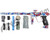 DLX Luxe 2.0 Paintball Gun - Pearl White/Blue/Red Splash