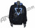 DLX Luxe Logo Pull Over Hooded Sweatshirt - Black/Blue