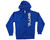 DLX Luxe Zip Up Hooded Sweatshirt - Heather Blue