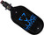 DLX Luxe CLS Carbon Fiber Air Tank - 68/4500 w/ Ninja Adjustable Regulator - Black/Blue