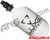 DLX Luxe CLS Carbon Fiber Air Tank - 68/4500 w/ Ninja Adjustable Regulator - White/Black
