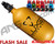 DLX Luxe CLS Carbon Fiber Air Tank - 80/4500 w/ HK Army Standard Regulator - Gold/Black
