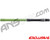 Dye Carbon Fiber 2 Piece Boomstick Barrel - Autococker Thread - 17" Length - .680 Bore - Dust Lime