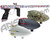 Dye DSR Paintball Gun With FREE Dye R2 Rotor Loader - Classic Splash Silver w/ Blue/Red