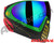 Dye Invision I4 Pro Mask - Rasta w/ Dyetanium Chameleon Lens