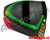 Dye Invision I4 Pro Mask - Rasta w/ Smoke Lens