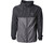 Dye Gas Lamp Zip Up Windbreaker Jacket - Black/Charcoal