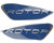 Dye Rotor Bottom Shell Logo Set - Left & Right - Blue