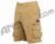 Dye Afflicted Men's Cargo Shorts - Bone