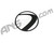 Dye Paintball Sticker Small Logo - Black