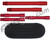 Dye Ultralite Paintball 5pc. Barrel Kit w/ Boom Box - Autococker Threaded - Dust Red