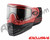 Empire E-Flex Paintball Mask w/ Red Camo Strap - Red