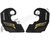 Empire EVS Ear Pieces - Black/Gold