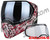 Empire EVS Paintball Mask - Nightmare Red w/ Silver Fade & Clear Lenses