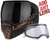 Empire EVS Paintball Mask - Black/Orange w/ Ninja & Clear Lenses + Additional Lens Of Your Choice!
