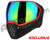 Empire EVS Paintball Mask - Stealth/Red w/ Green Mirror Lens