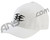 Empire 3D Men's Fitted Hat - White