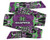 Empire Contact TT Padded Headband - Skull Crusher Purple