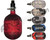 Empire Mega Lite 48/4500 Compressed Air Tank w/ FREE Bottle Glove - Red