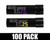 Enola Gaye EG25 Micro Smoke Grenade 100 Pack - Los Angeles Basketball (Purple/Yellow)